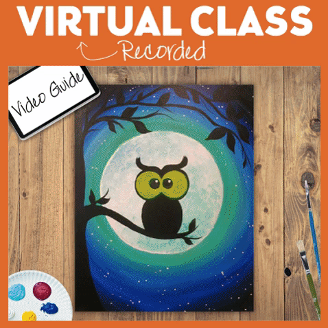 TAKE HOME ART KIT & VIDEO TUTORIAL - PICKUP SUN 1-2PM